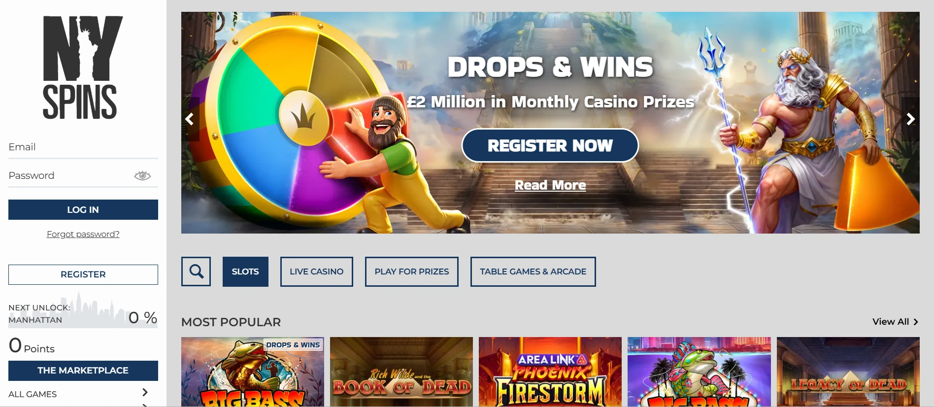 NY Spins casino fiable